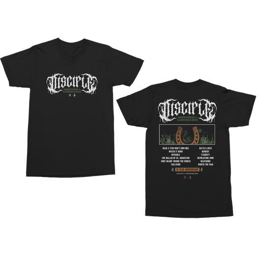 KingdomCore x Disciple - HORSE SHOES AND HAND GRENADES (15 Year Anniversary Tee)