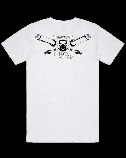 Matticus Rex Fortis Tee (White)